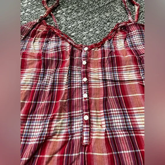 Ardene | Pink Plaid Lightweight Tank - Picture 5 of 13